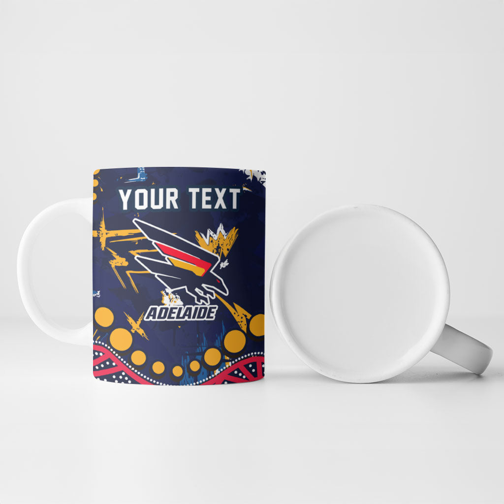 Personalized Adelaide Ceramic Mug Aboriginal Pattern with Graffiti Style
