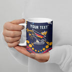Personalized Adelaide Ceramic Mug Aboriginal Pattern with Graffiti Style