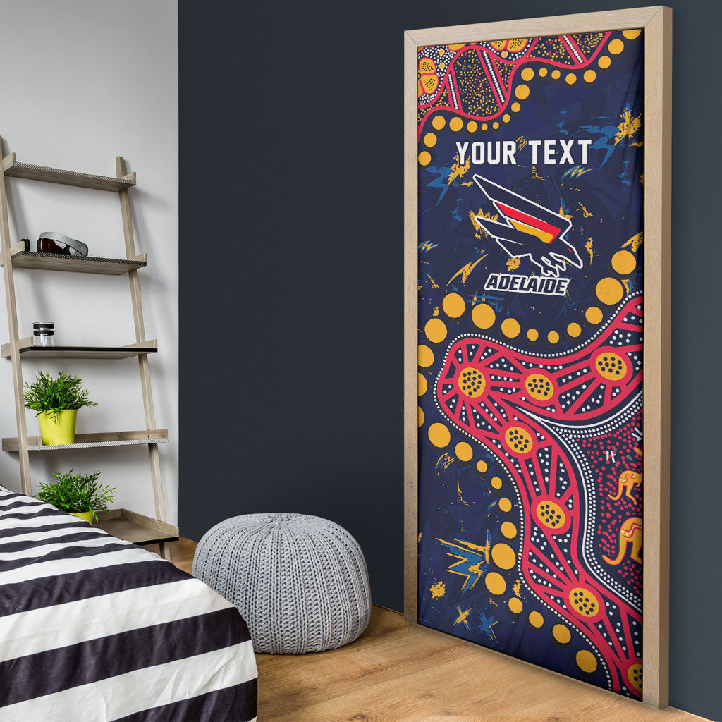 Personalized Adelaide Door Cover Aboriginal Pattern with Graffiti Style