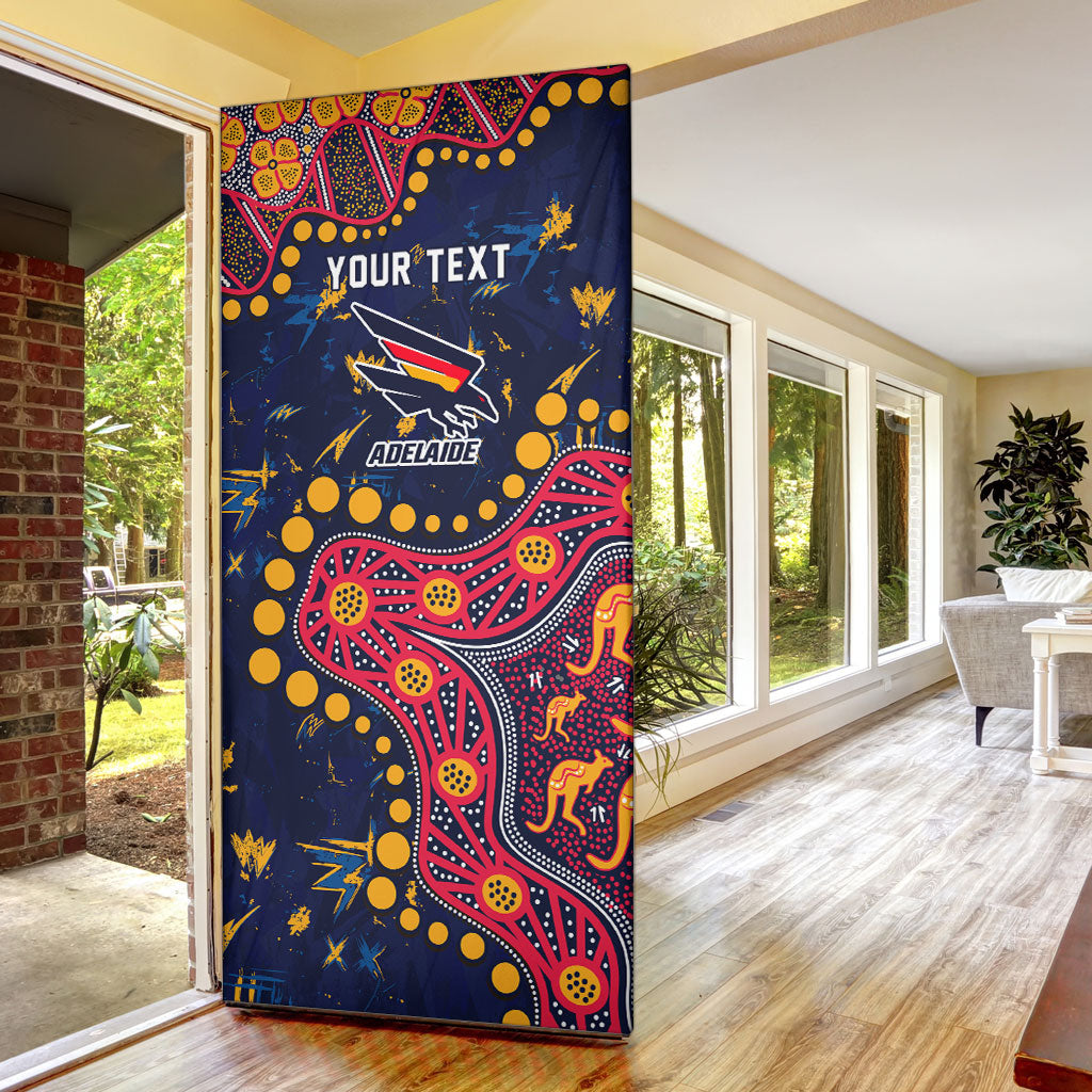 Personalized Adelaide Door Cover Aboriginal Pattern with Graffiti Style