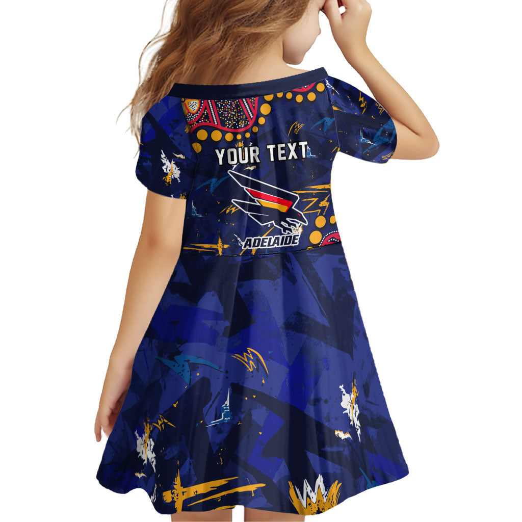 Personalized Adelaide Family Matching Off Shoulder Maxi Dress and Hawaiian Shirt Aboriginal Pattern with Graffiti Style