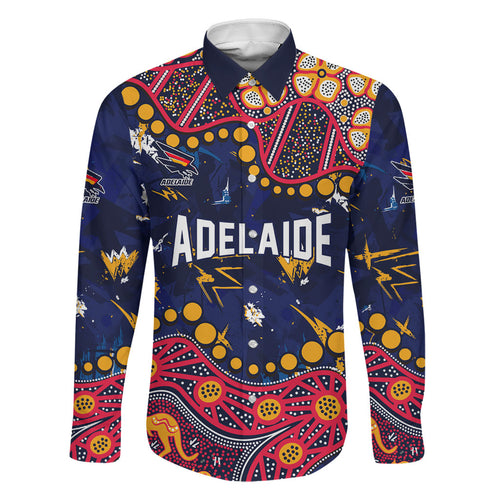 Personalized Adelaide Family Matching Off Shoulder Maxi Dress and Hawaiian Shirt Aboriginal Pattern with Graffiti Style