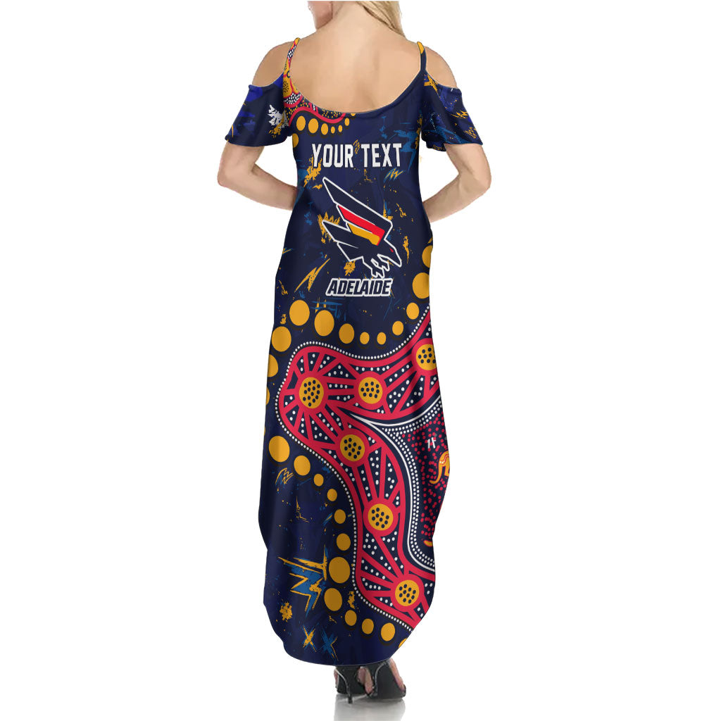 Personalized Adelaide Family Matching Summer Maxi Dress and Hawaiian Shirt Aboriginal Pattern with Graffiti Style