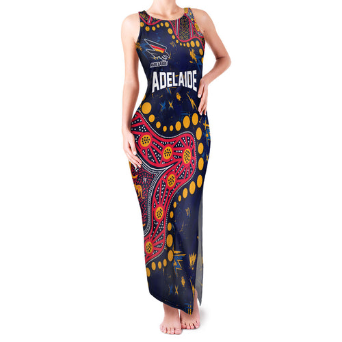 Personalized Adelaide Family Matching Tank Maxi Dress and Hawaiian Shirt Aboriginal Pattern with Graffiti Style