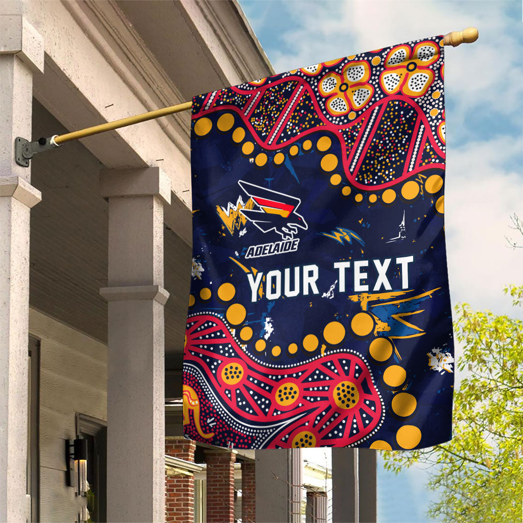 Personalized Adelaide Garden Flag Aboriginal Pattern with Graffiti Style