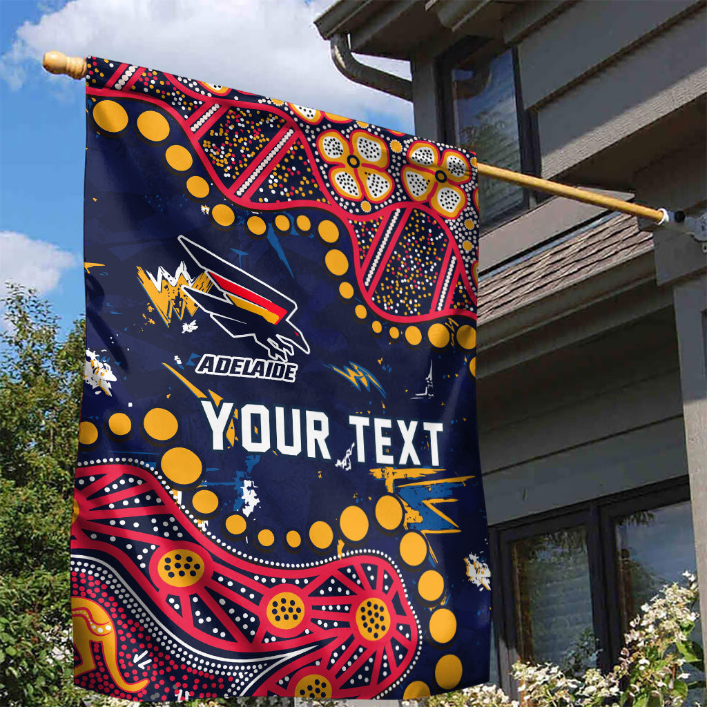 Personalized Adelaide Garden Flag Aboriginal Pattern with Graffiti Style