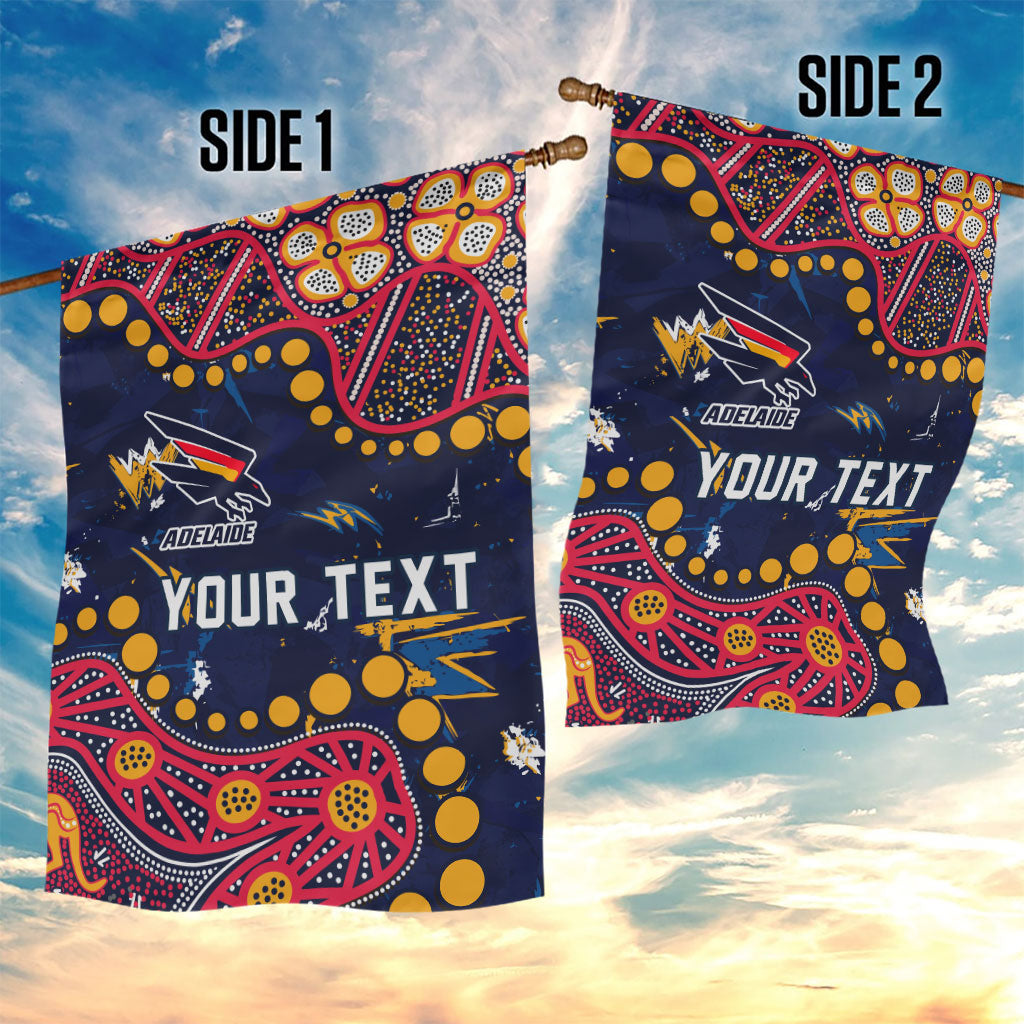 Personalized Adelaide Garden Flag Aboriginal Pattern with Graffiti Style