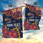 Personalized Adelaide Garden Flag Aboriginal Pattern with Graffiti Style