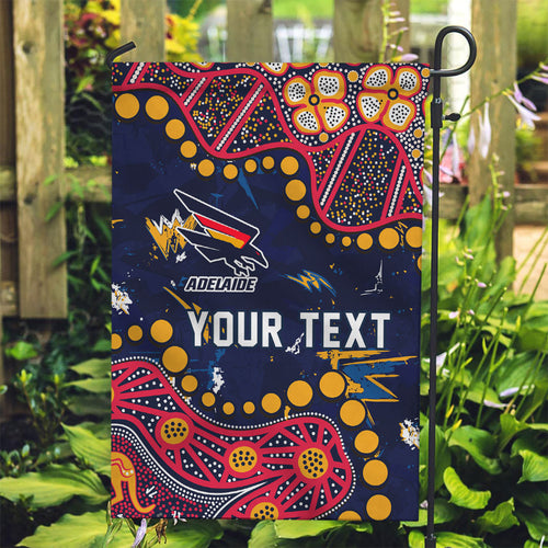 Personalized Adelaide Garden Flag Aboriginal Pattern with Graffiti Style