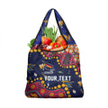 Personalized Adelaide Grocery Bag Aboriginal Pattern with Graffiti Style