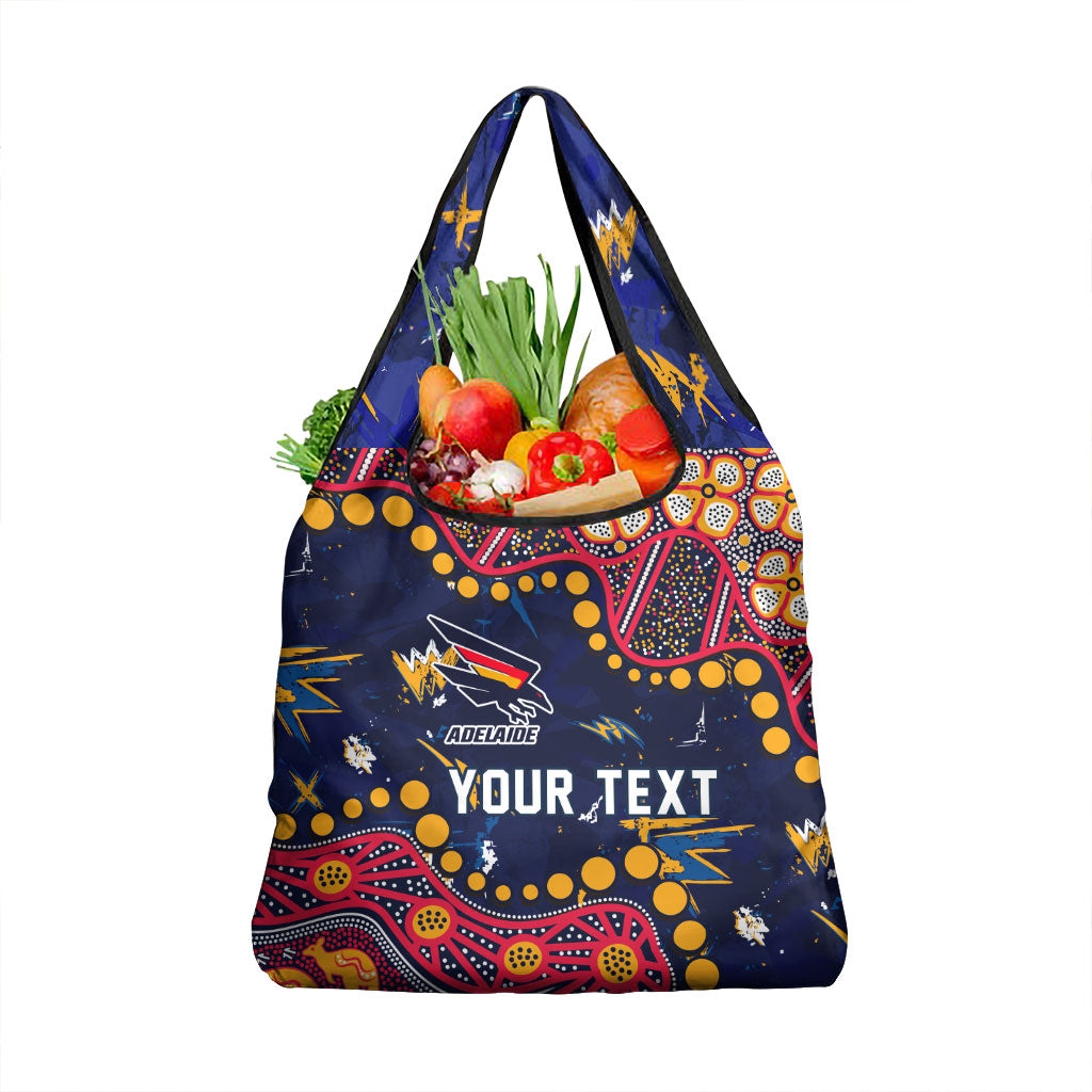 Personalized Adelaide Grocery Bag Aboriginal Pattern with Graffiti Style