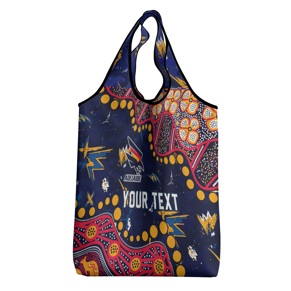 Personalized Adelaide Grocery Bag Aboriginal Pattern with Graffiti Style