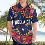 Personalized Adelaide Hawaiian Shirt Aboriginal Pattern with Graffiti Style