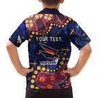 Personalized Adelaide Hawaiian Shirt Aboriginal Pattern with Graffiti Style
