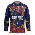 Personalized Adelaide Hockey Jersey Aboriginal Pattern with Graffiti Style
