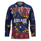Personalized Adelaide Hockey Jersey Aboriginal Pattern with Graffiti Style