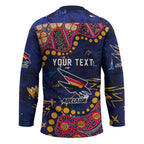Personalized Adelaide Hockey Jersey Aboriginal Pattern with Graffiti Style