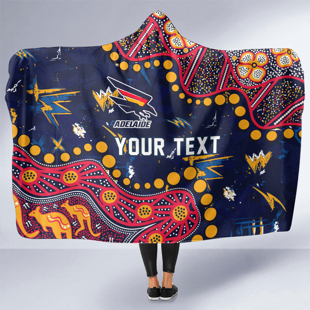 Personalized Adelaide Hooded Blanket Aboriginal Pattern with Graffiti Style
