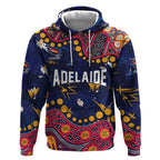 Personalized Adelaide Hoodie Aboriginal Pattern with Graffiti Style