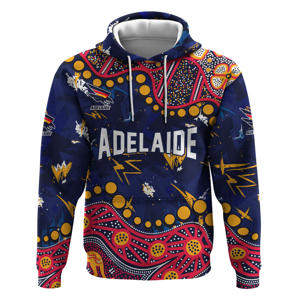 Personalized Adelaide Hoodie Aboriginal Pattern with Graffiti Style
