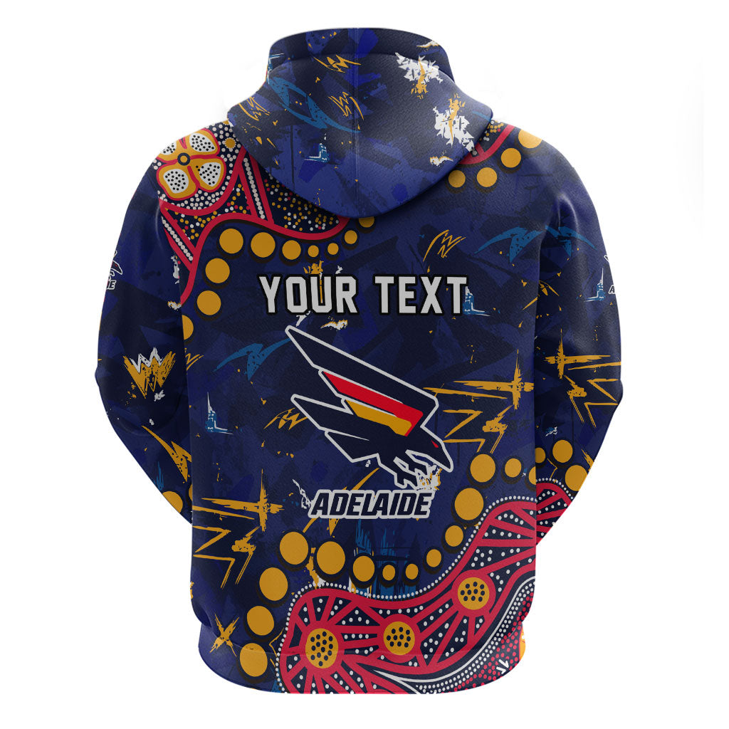 Personalized Adelaide Hoodie Aboriginal Pattern with Graffiti Style