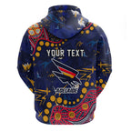 Personalized Adelaide Hoodie Aboriginal Pattern with Graffiti Style