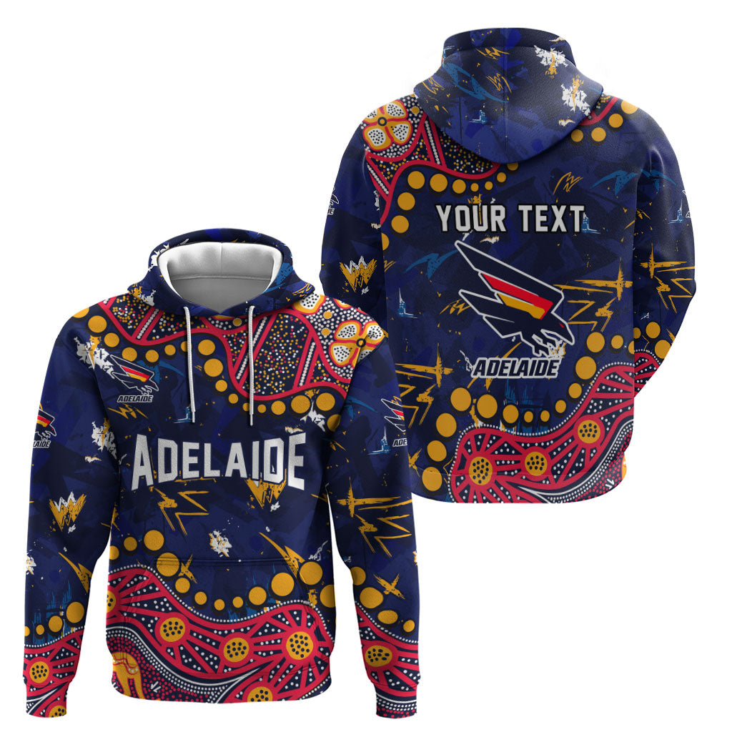 Personalized Adelaide Hoodie Aboriginal Pattern with Graffiti Style