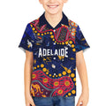 Personalized Adelaide Kid Hawaiian Shirt Aboriginal Pattern with Graffiti Style