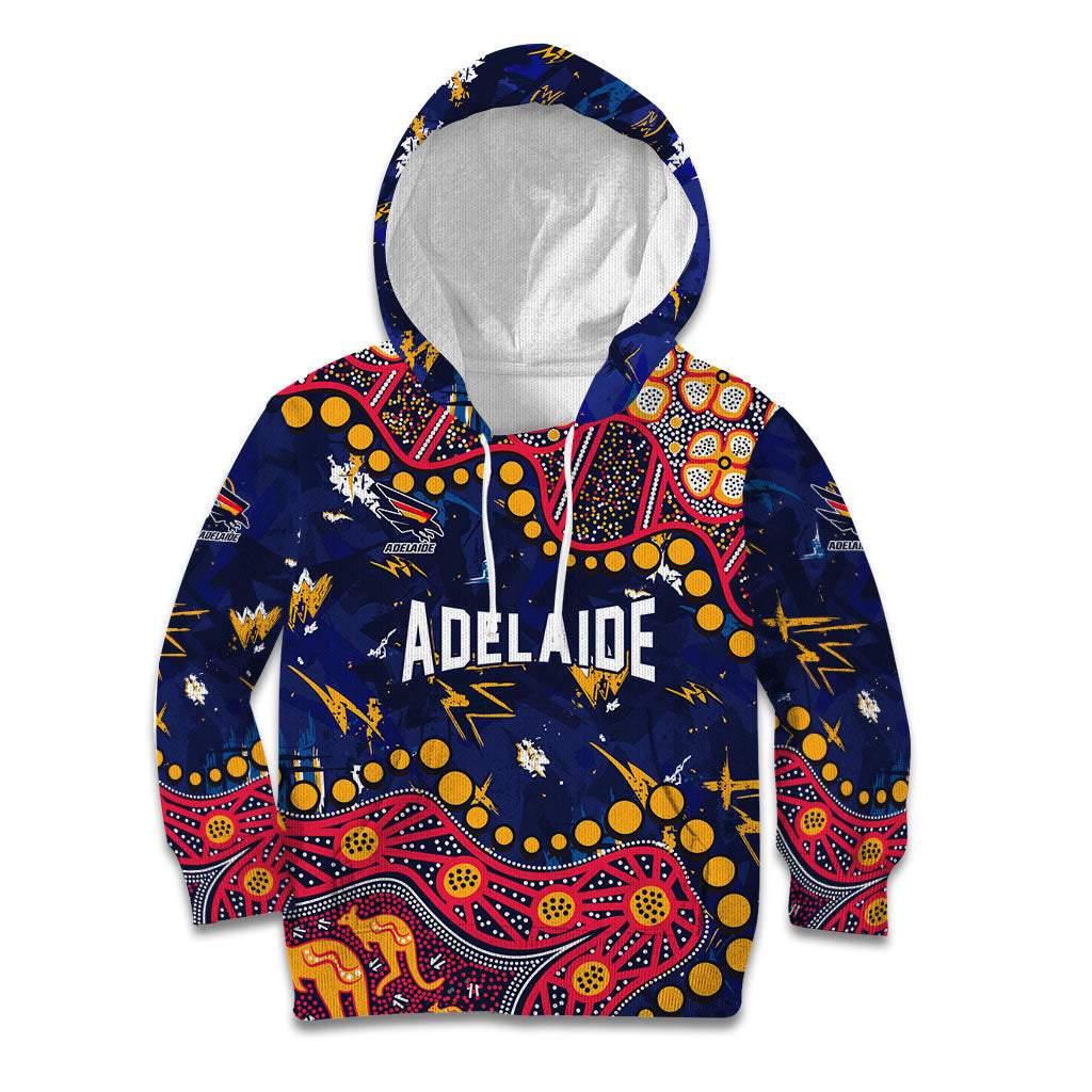 Personalized Adelaide Kid Hoodie Aboriginal Pattern with Graffiti Style