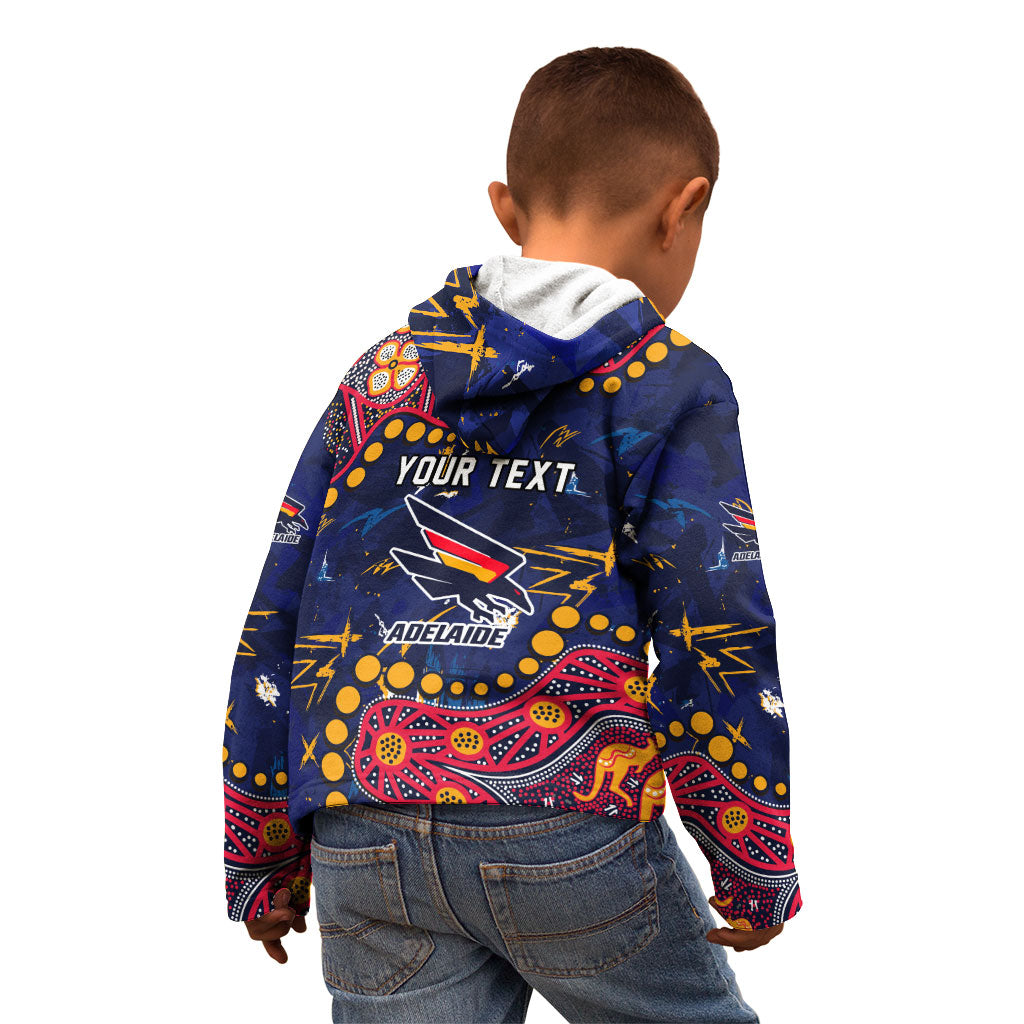 Personalized Adelaide Kid Hoodie Aboriginal Pattern with Graffiti Style