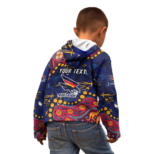 Personalized Adelaide Kid Hoodie Aboriginal Pattern with Graffiti Style