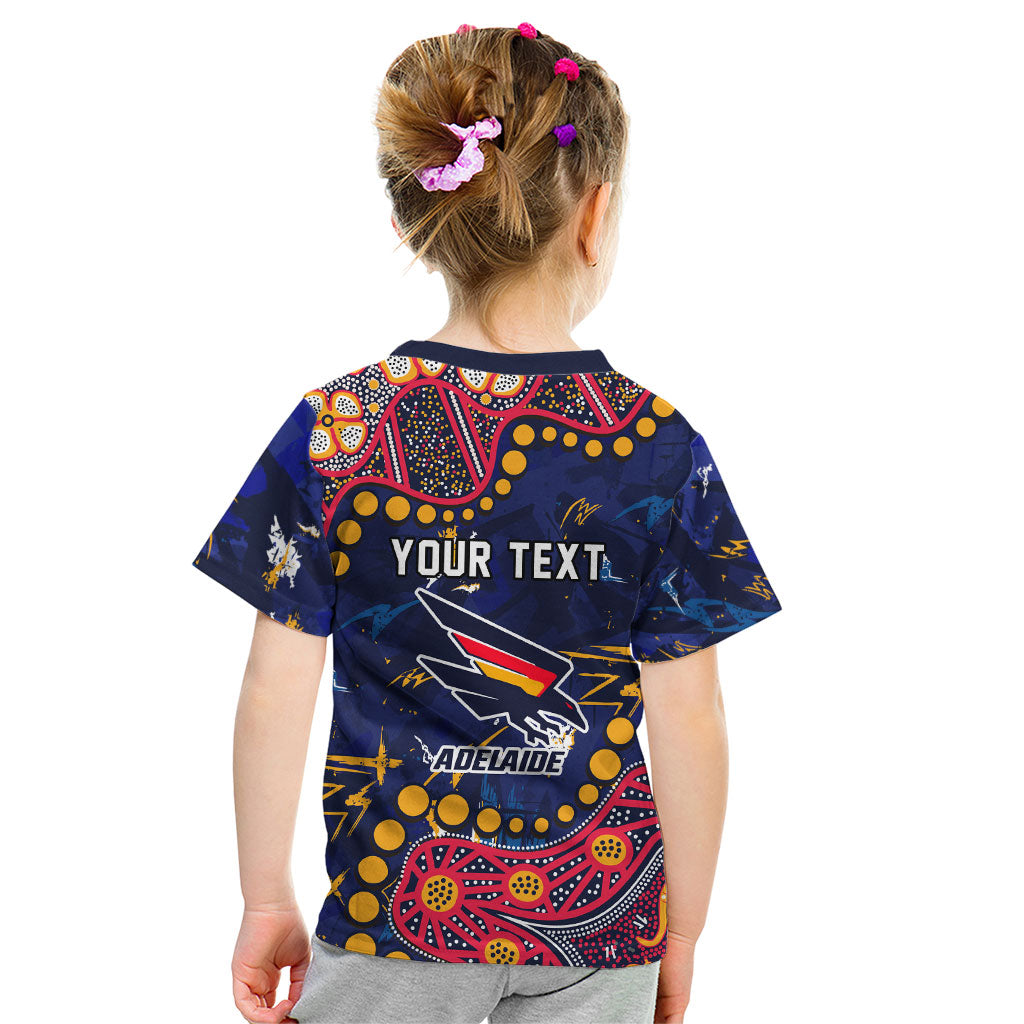 Personalized Adelaide Kid T Shirt Aboriginal Pattern with Graffiti Style