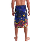 Personalized Adelaide Lavalava Aboriginal Pattern with Graffiti Style