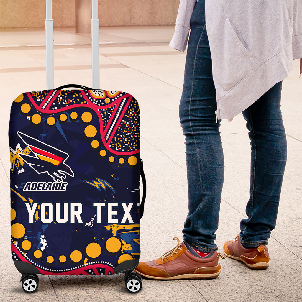 Personalized Adelaide Luggage Cover Aboriginal Pattern with Graffiti Style