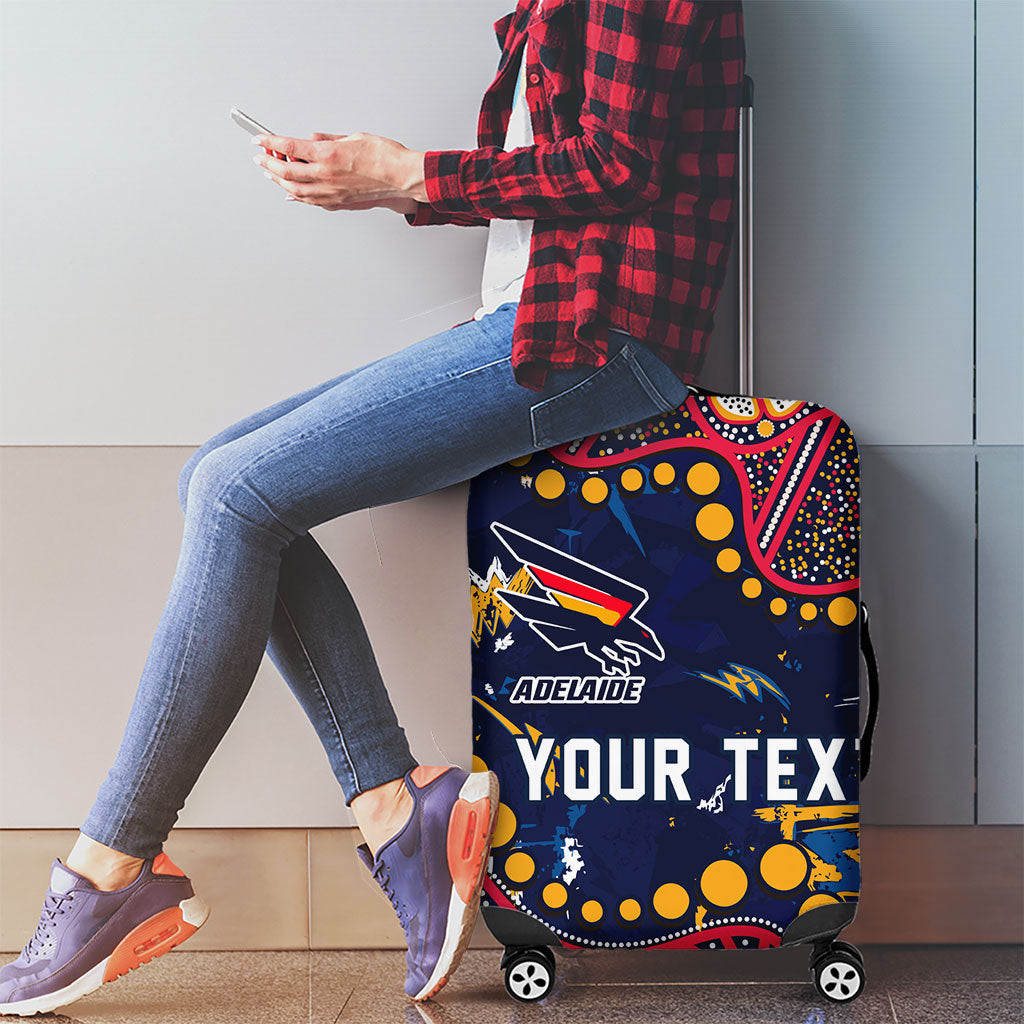 Personalized Adelaide Luggage Cover Aboriginal Pattern with Graffiti Style