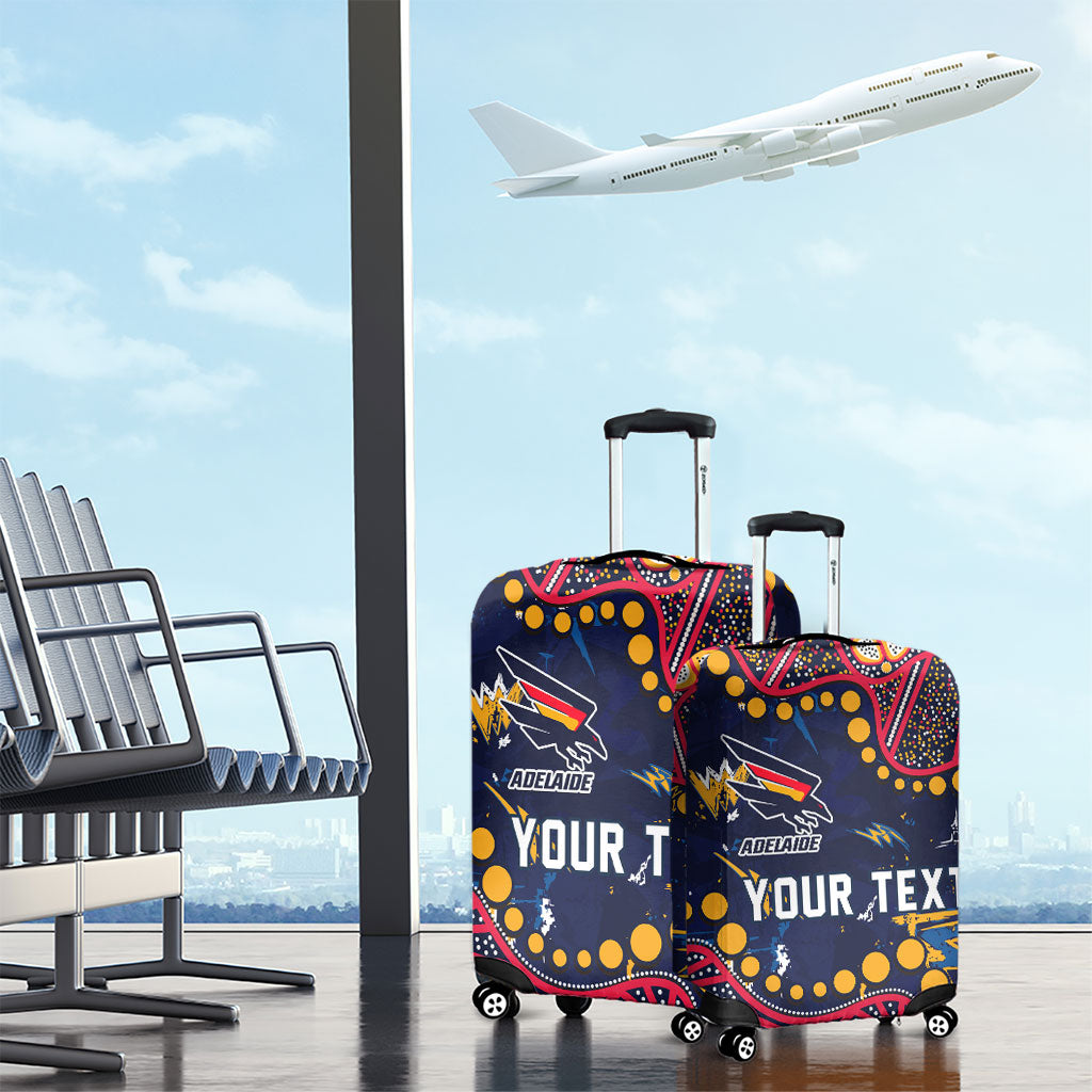 Personalized Adelaide Luggage Cover Aboriginal Pattern with Graffiti Style