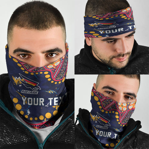 Personalized Adelaide Neck Gaiter Aboriginal Pattern with Graffiti Style