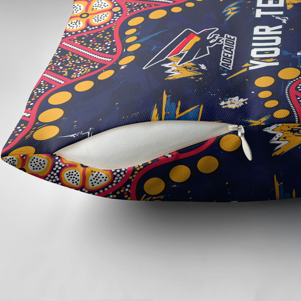 Personalized Adelaide Pillow Cover Aboriginal Pattern with Graffiti Style