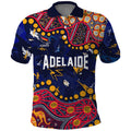 Personalized Adelaide Polo Shirt Aboriginal Pattern with Graffiti Style