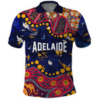 Personalized Adelaide Polo Shirt Aboriginal Pattern with Graffiti Style