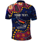 Personalized Adelaide Polo Shirt Aboriginal Pattern with Graffiti Style