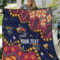 Personalized Adelaide Quilt Aboriginal Pattern with Graffiti Style