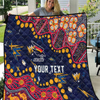 Personalized Adelaide Quilt Aboriginal Pattern with Graffiti Style