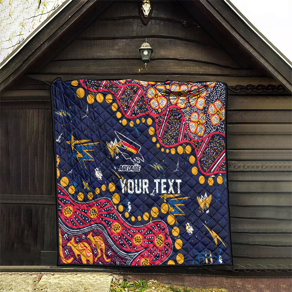 Personalized Adelaide Quilt Aboriginal Pattern with Graffiti Style