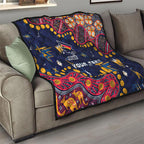 Personalized Adelaide Quilt Aboriginal Pattern with Graffiti Style
