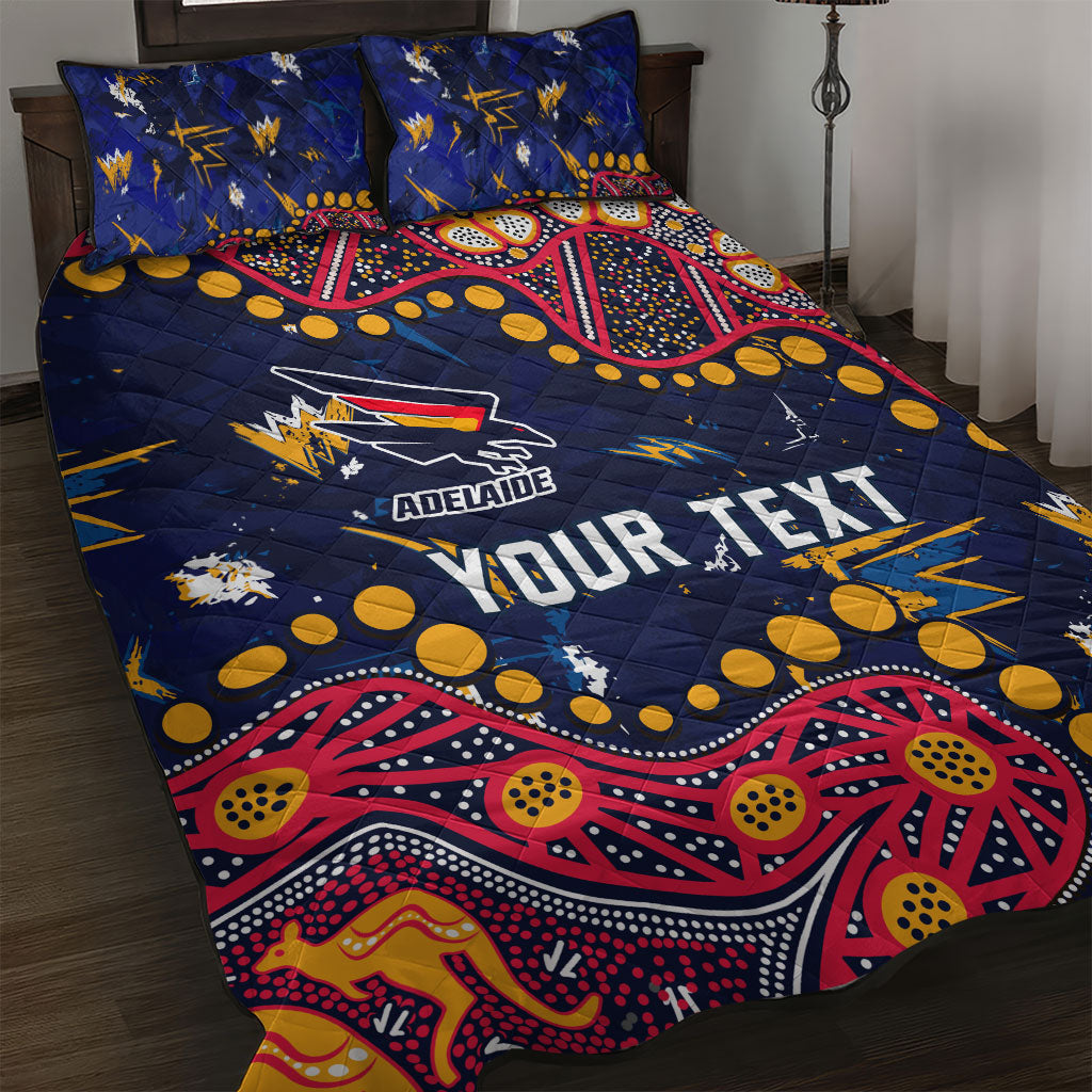 Personalized Adelaide Quilt Bed Set Aboriginal Pattern with Graffiti Style