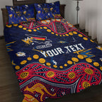 Personalized Adelaide Quilt Bed Set Aboriginal Pattern with Graffiti Style