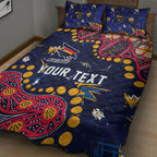 Personalized Adelaide Quilt Bed Set Aboriginal Pattern with Graffiti Style
