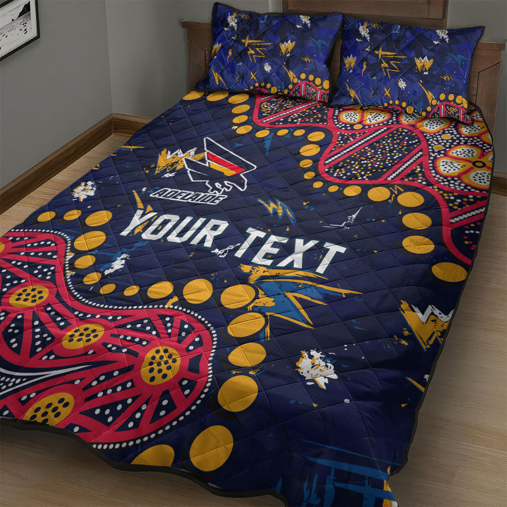 Personalized Adelaide Quilt Bed Set Aboriginal Pattern with Graffiti Style