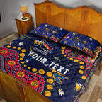 Personalized Adelaide Quilt Bed Set Aboriginal Pattern with Graffiti Style